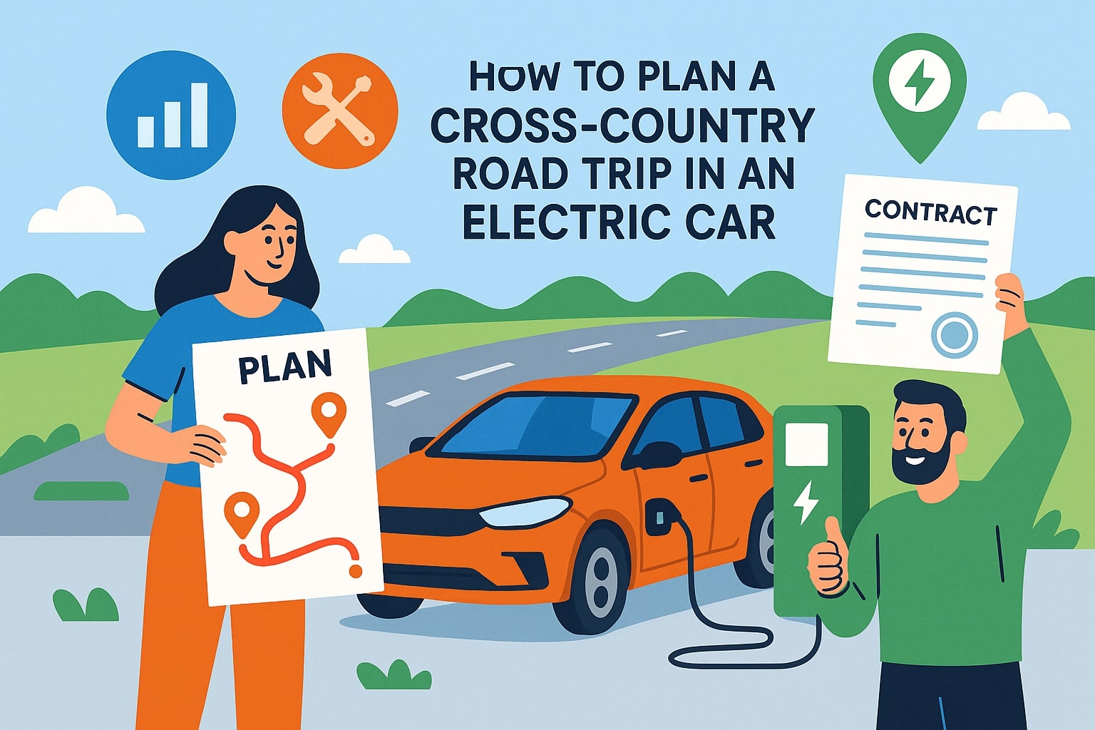 How to Plan a Cross Country Road Trip in an Electric Car