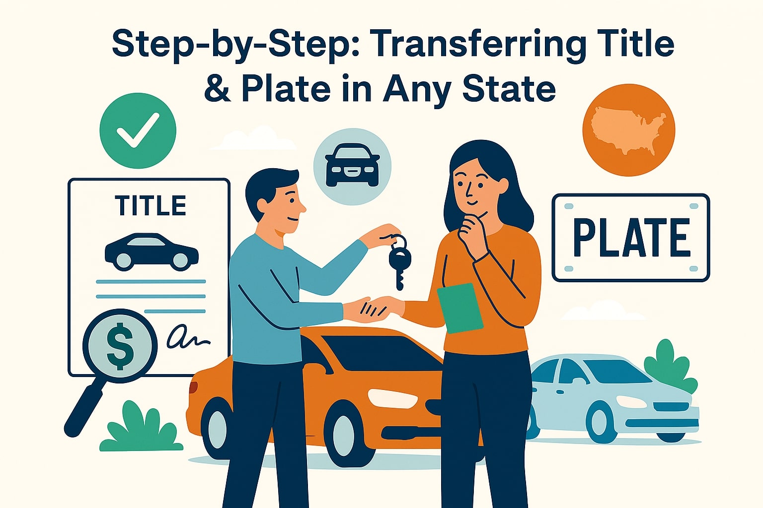 Step by Step: Transferring Title & Plate in Any State